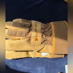 Carhartt Men's Tan and Brown Utility Gloves